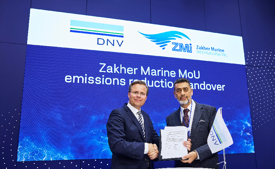 DNV and Zakher Marine sign MOU to accelerate decarbonization goals